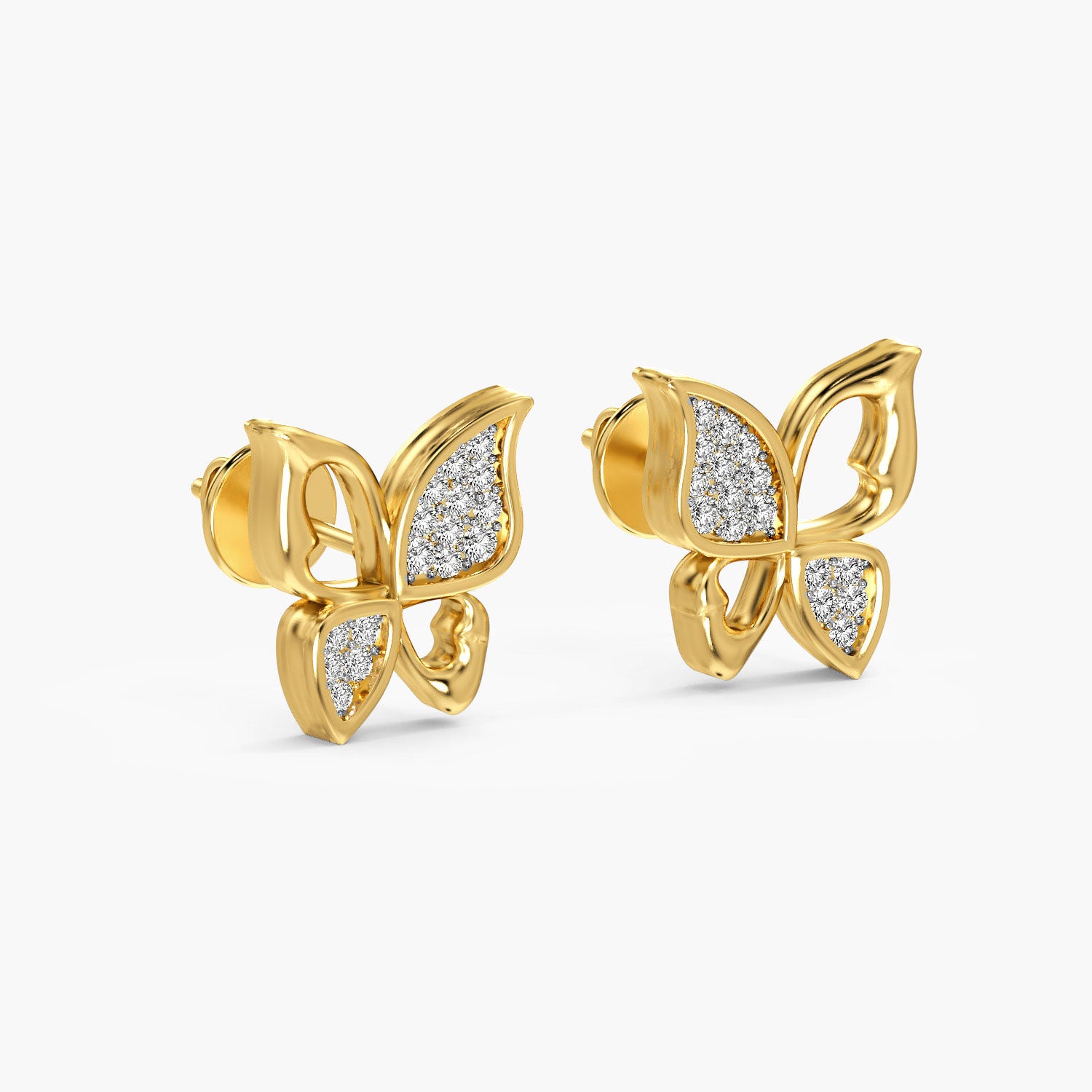 Butterfly Lab-Grown Diamond Earrings