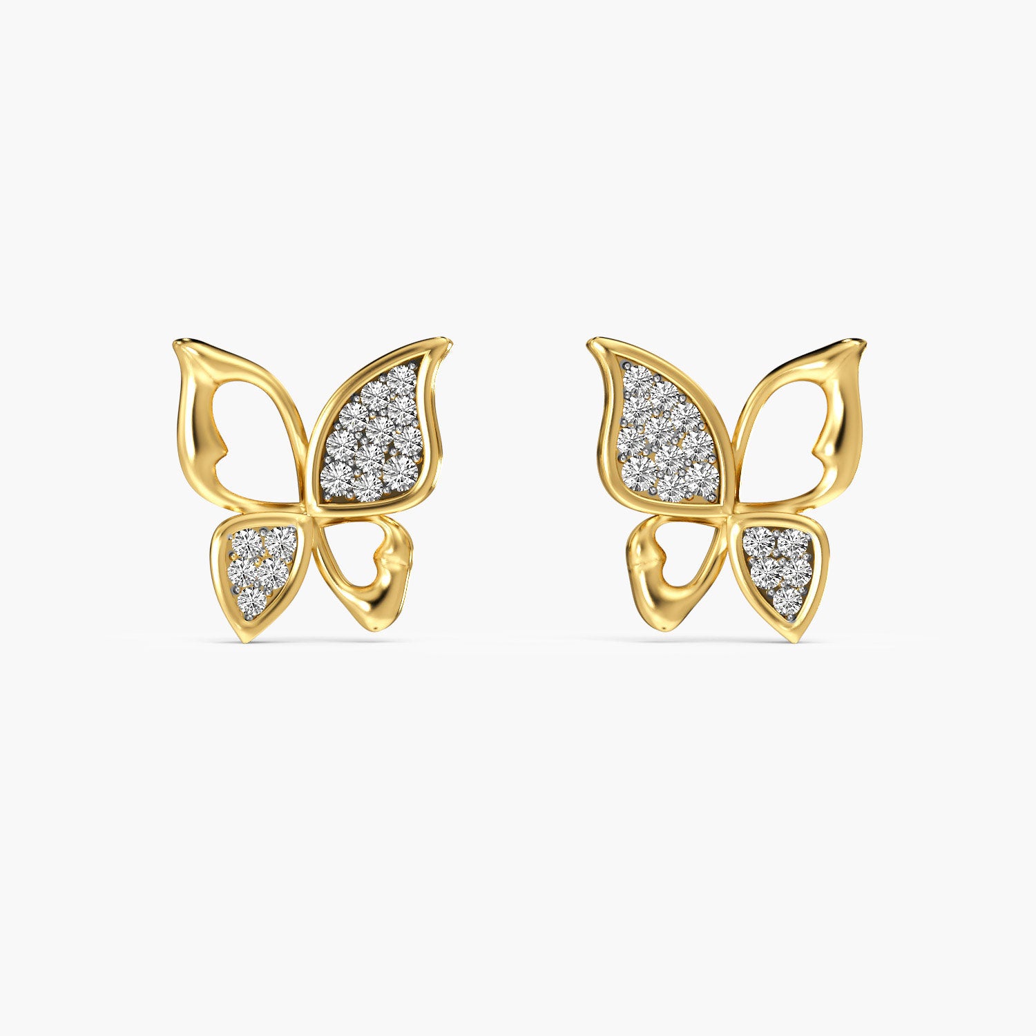 Butterfly Lab-Grown Diamond Earrings