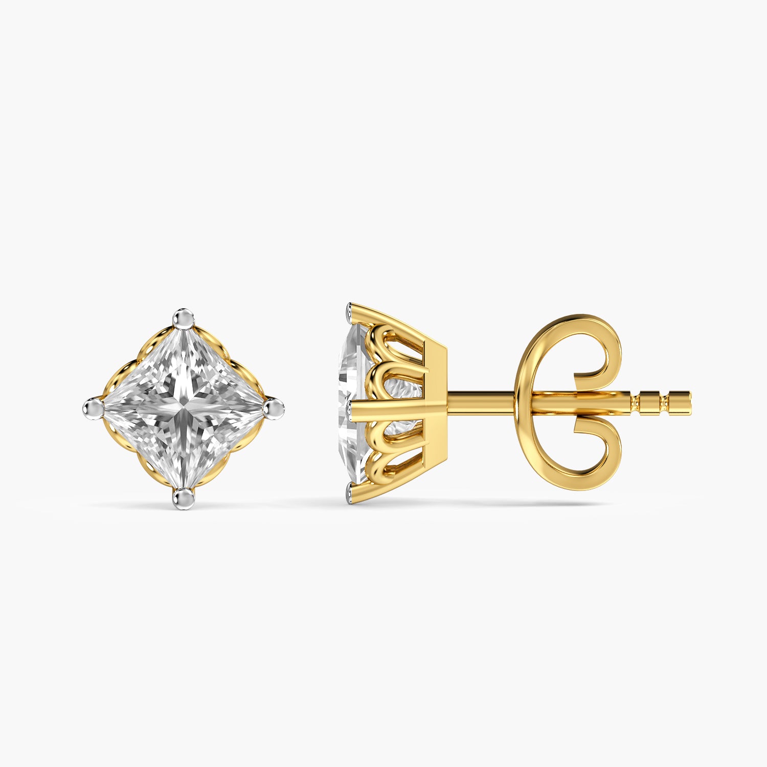 Classic Princess Lab-Grown Diamond Studs