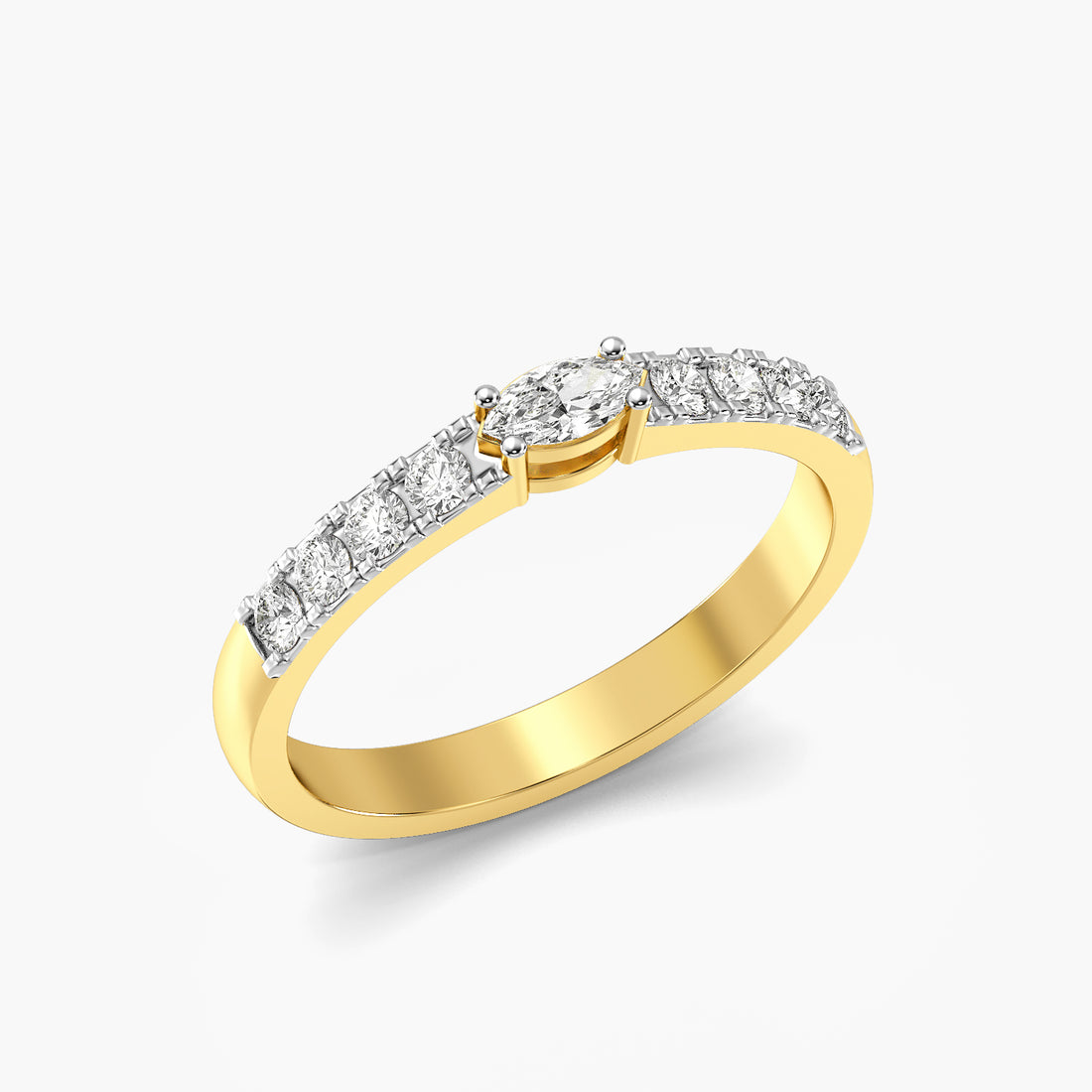 Seren Marquise Pavé Ring