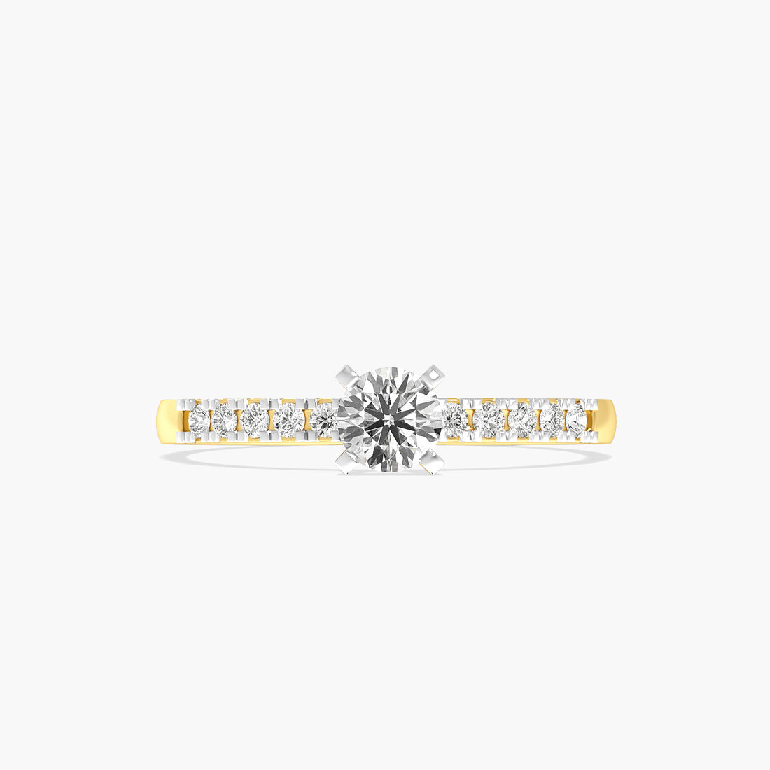 Celest Round Spark Ring