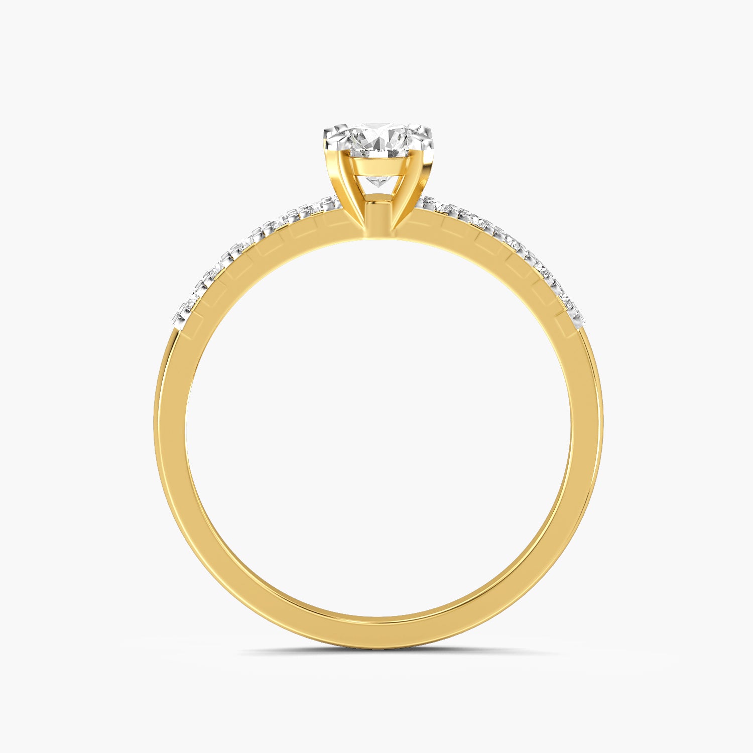 Celest Round Spark Ring