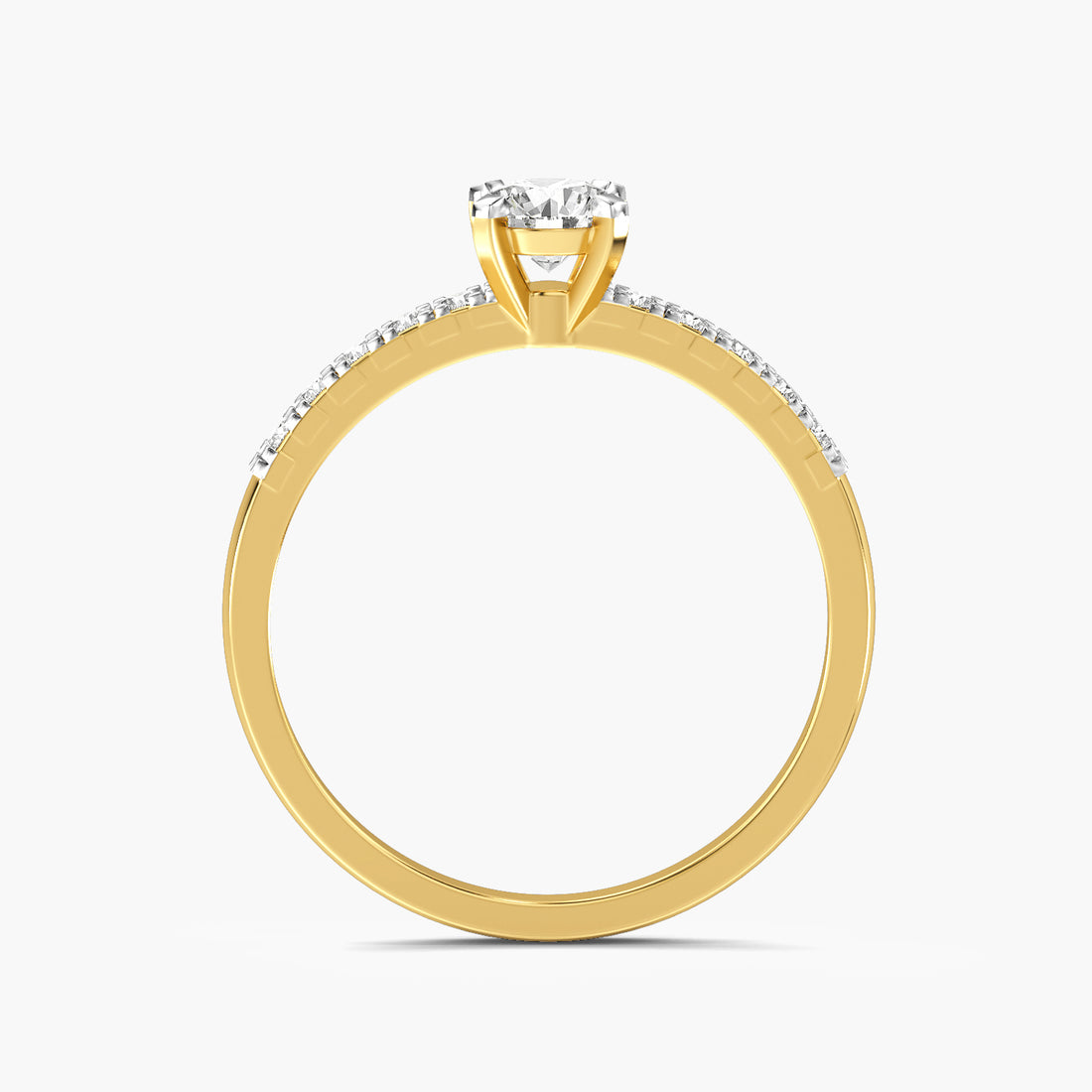 Celest Round Spark Ring
