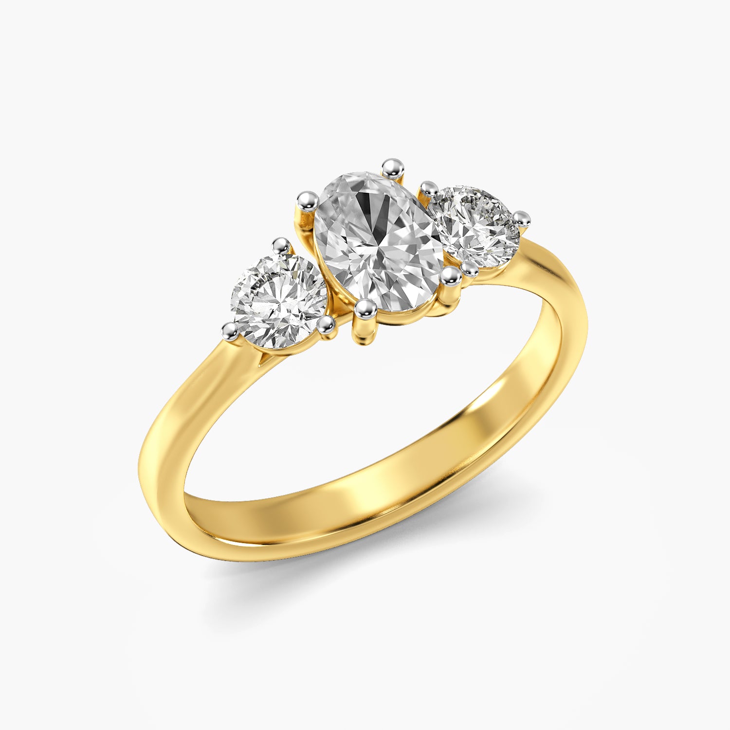 Elara Oval Trio Ring