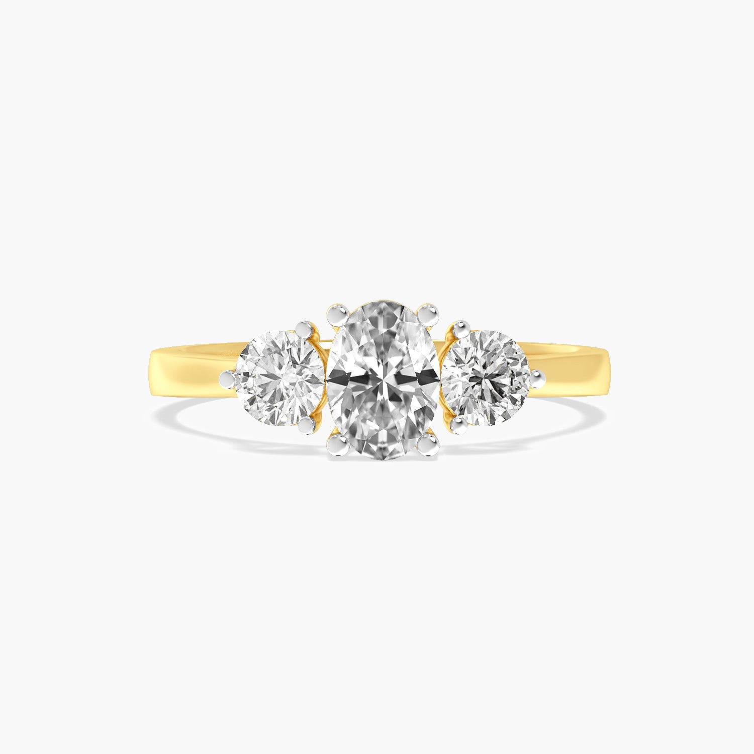 Elara Oval Trio Ring