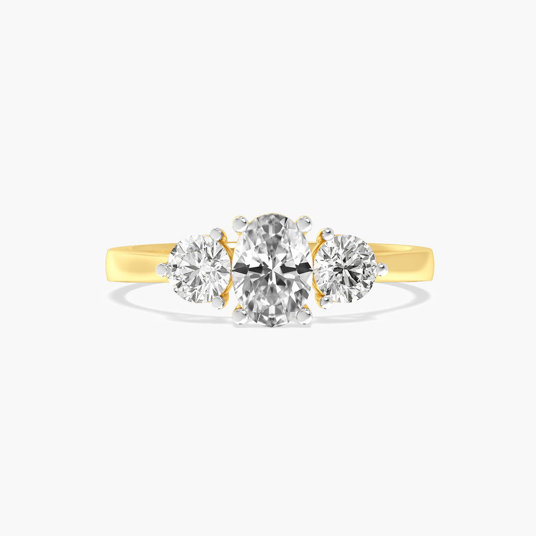 Elara Oval Trio Ring