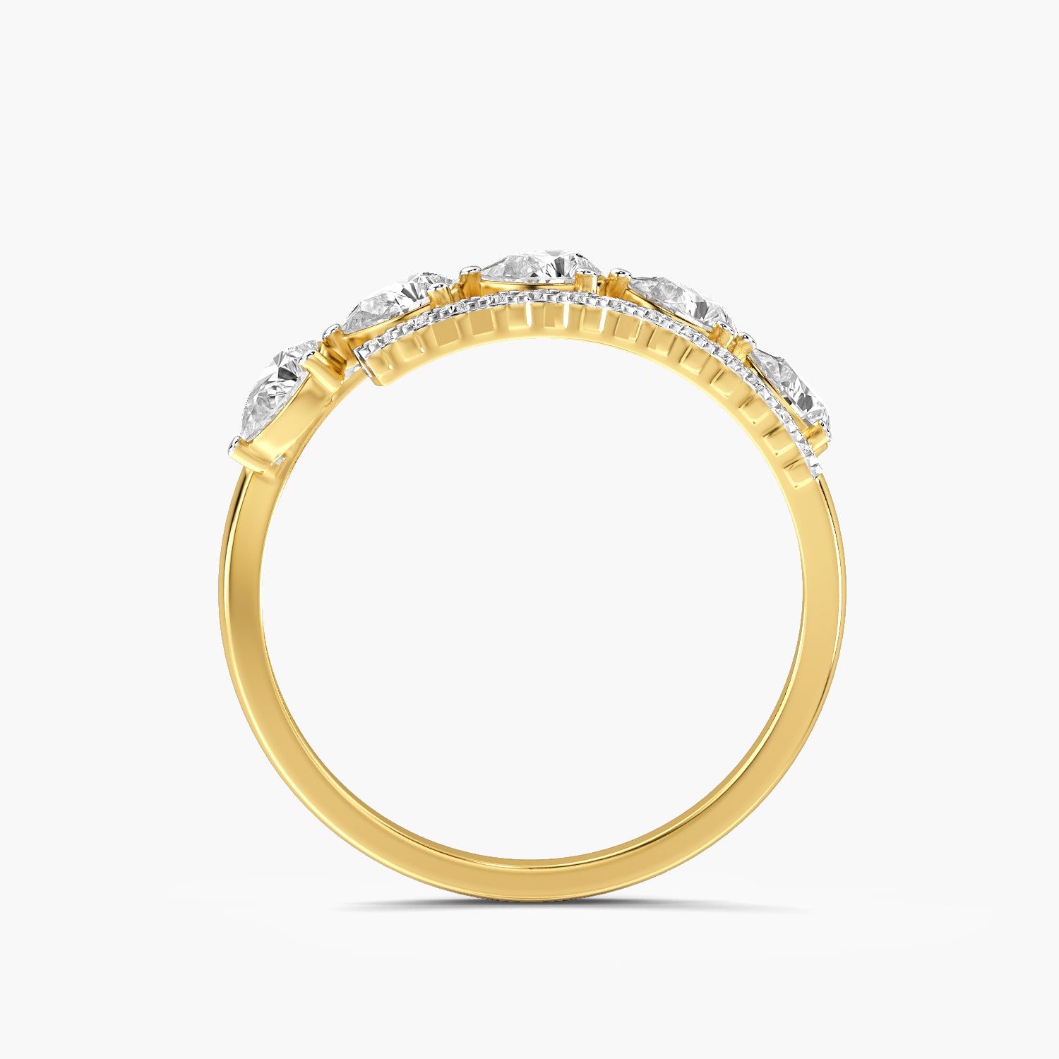 Seren Pear Diamond Ring