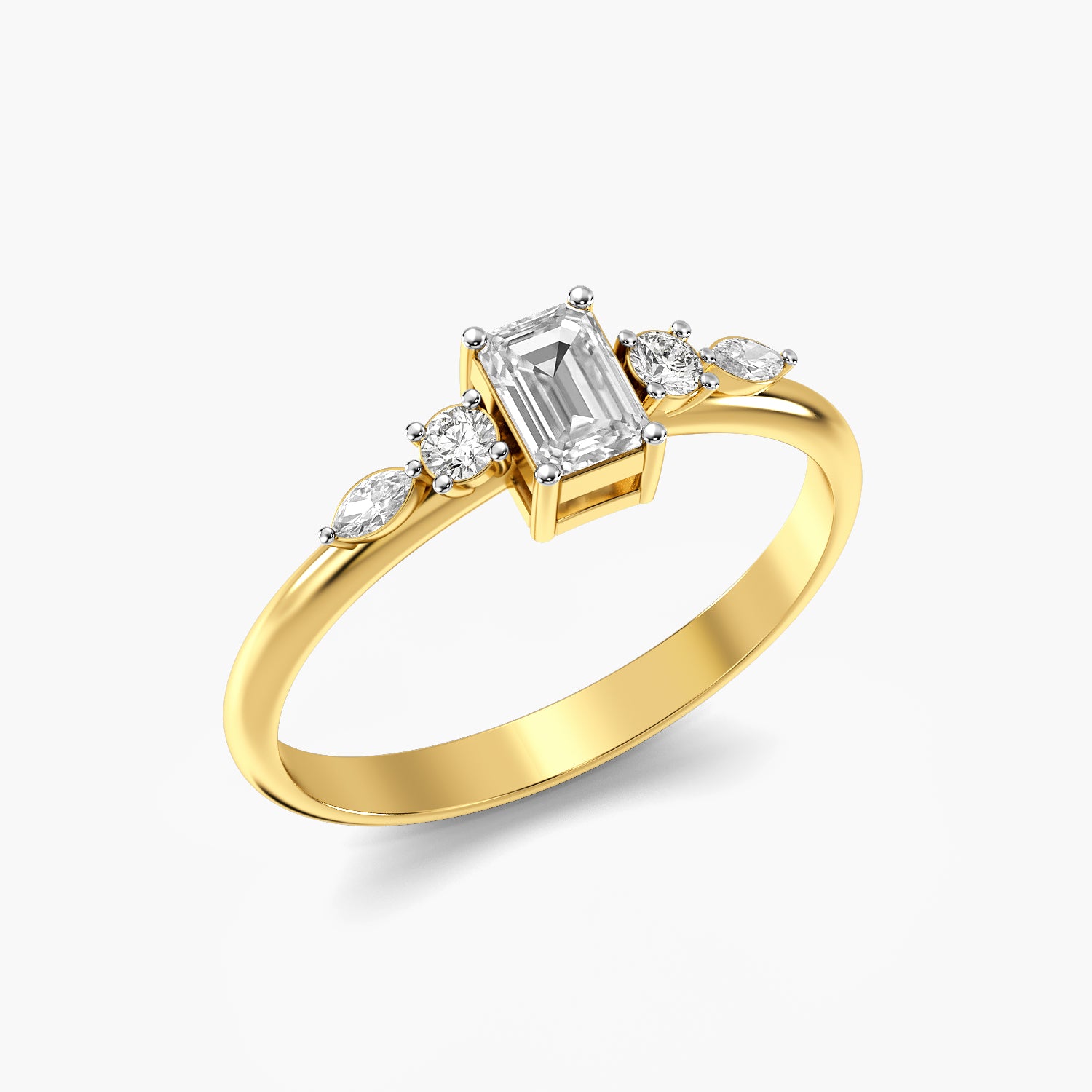 Velora Emerald Diamond Ring