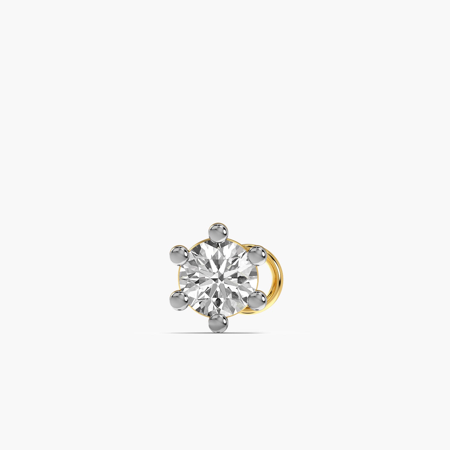 Classic Solitaire Lab-Grown Diamond Nosepin