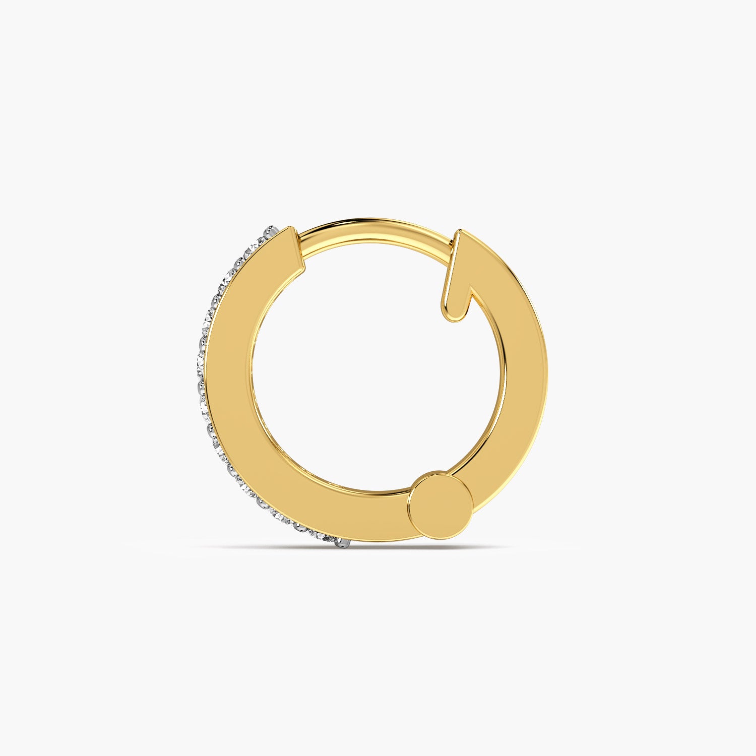 Elegant Line Lab-Grown Diamond Nosepin