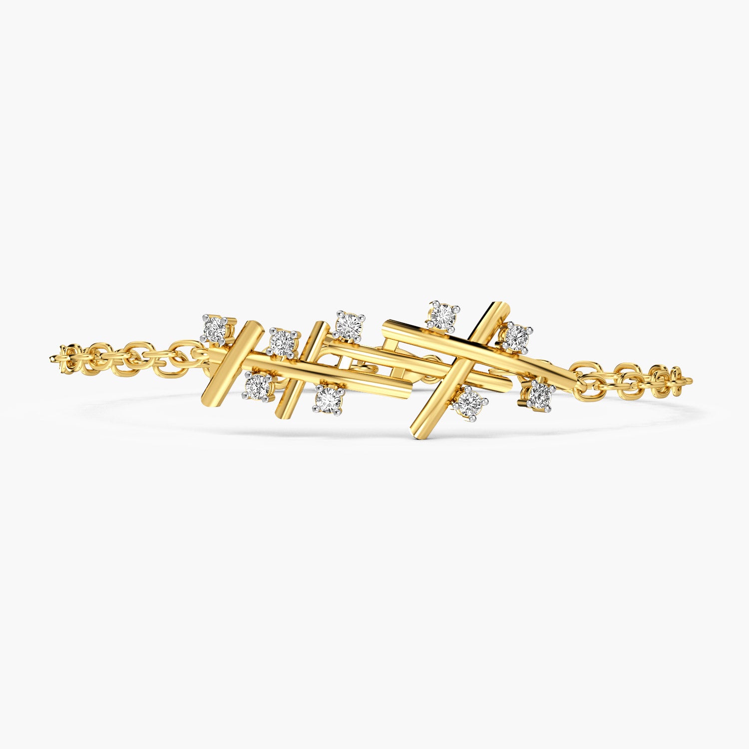Contemporary Crisscross Bracelet - Moena