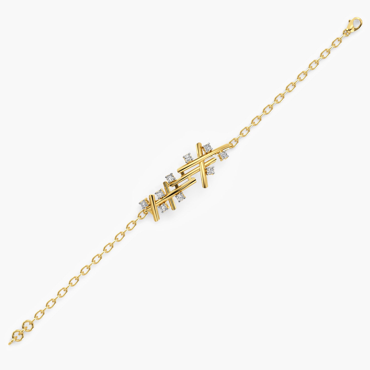 Contemporary Crisscross Bracelet - Moena