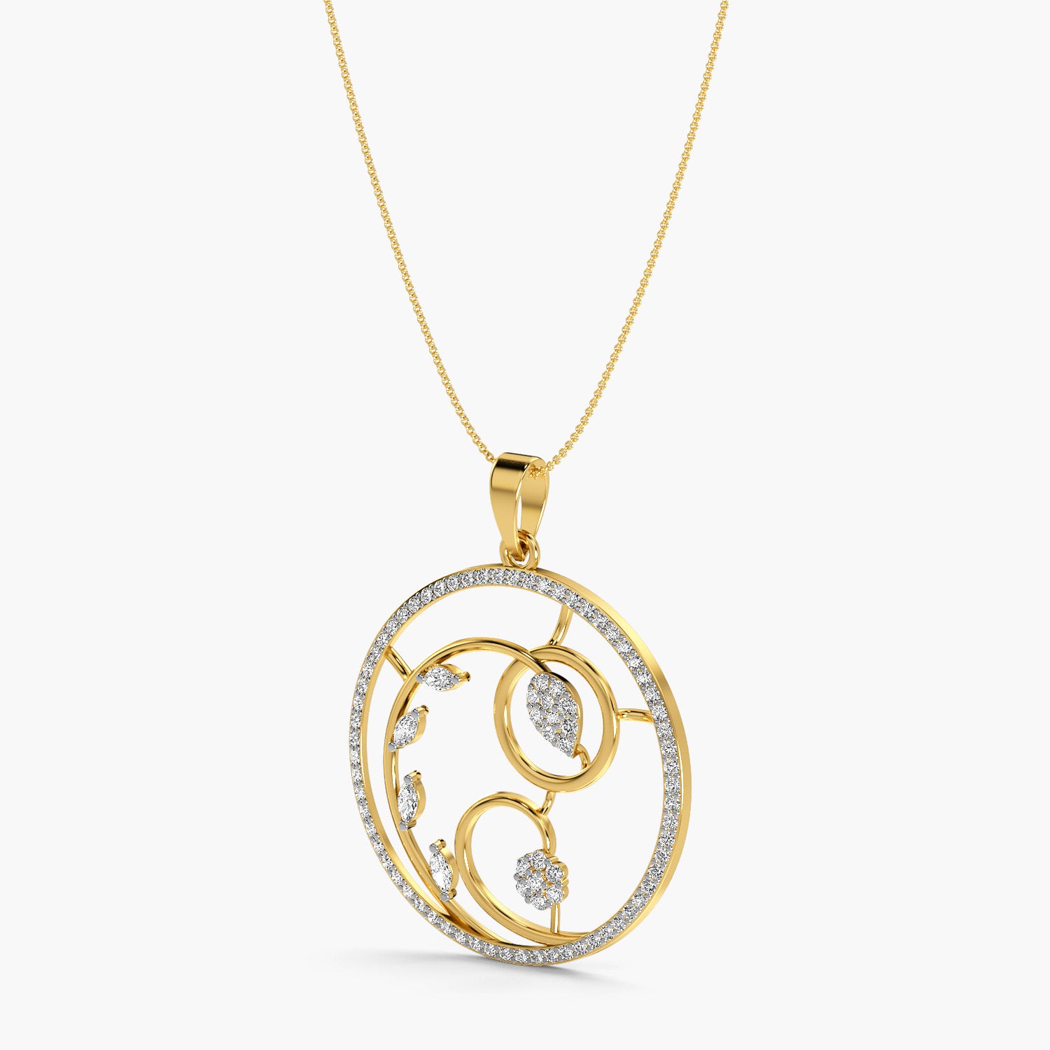 Marquise Bloom Pendant - Moena