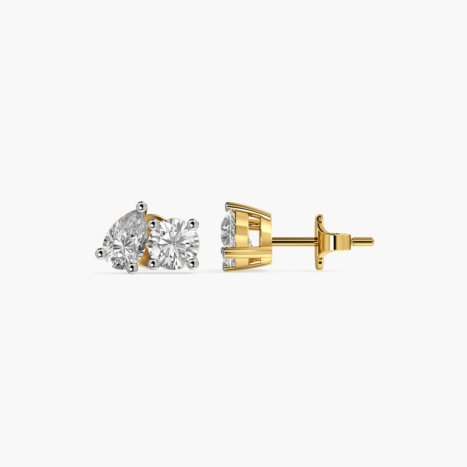 Dual Gleam Diamond Studs