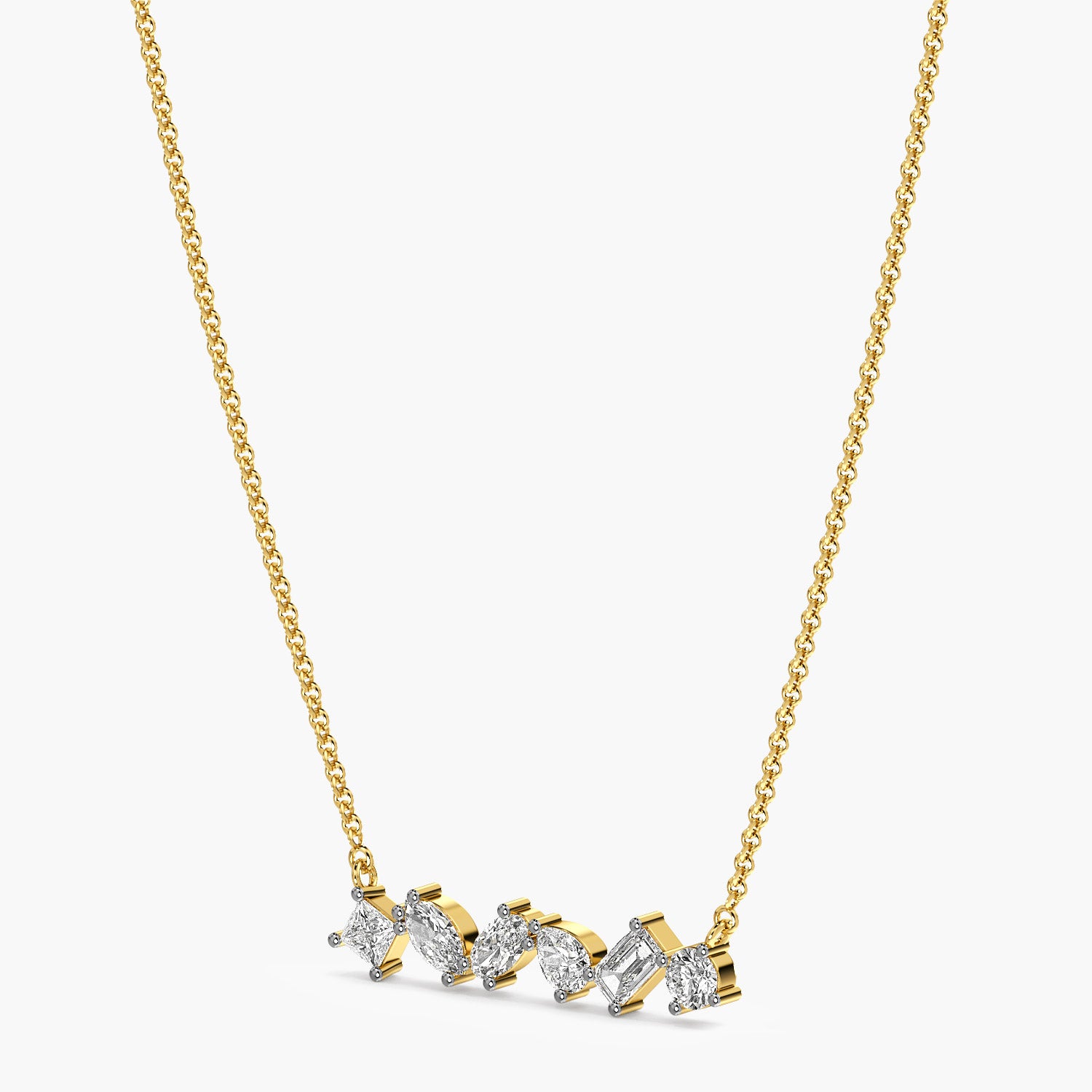 Éclat Linea Diamond Pendant (With Chain)