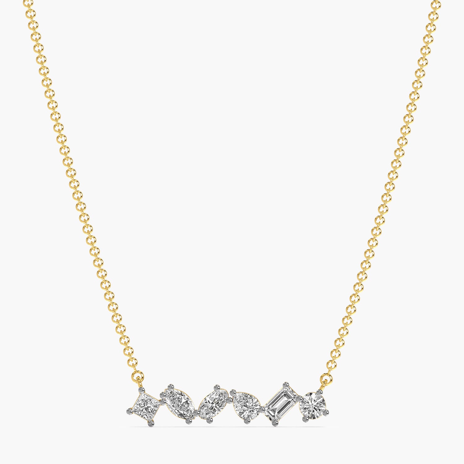 Éclat Linea Diamond Pendant (With Chain)