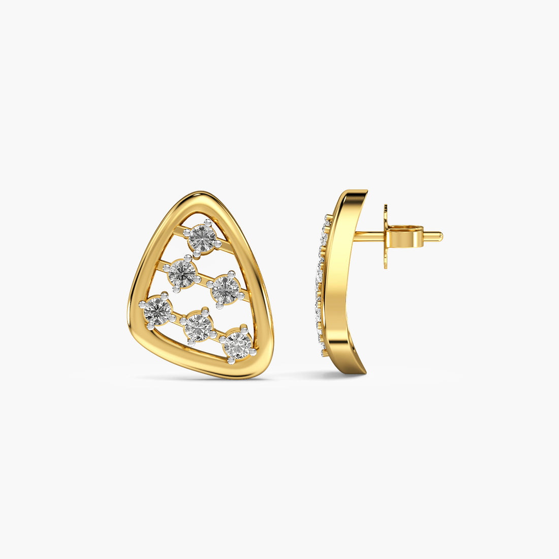 Triangle Cluster Stud