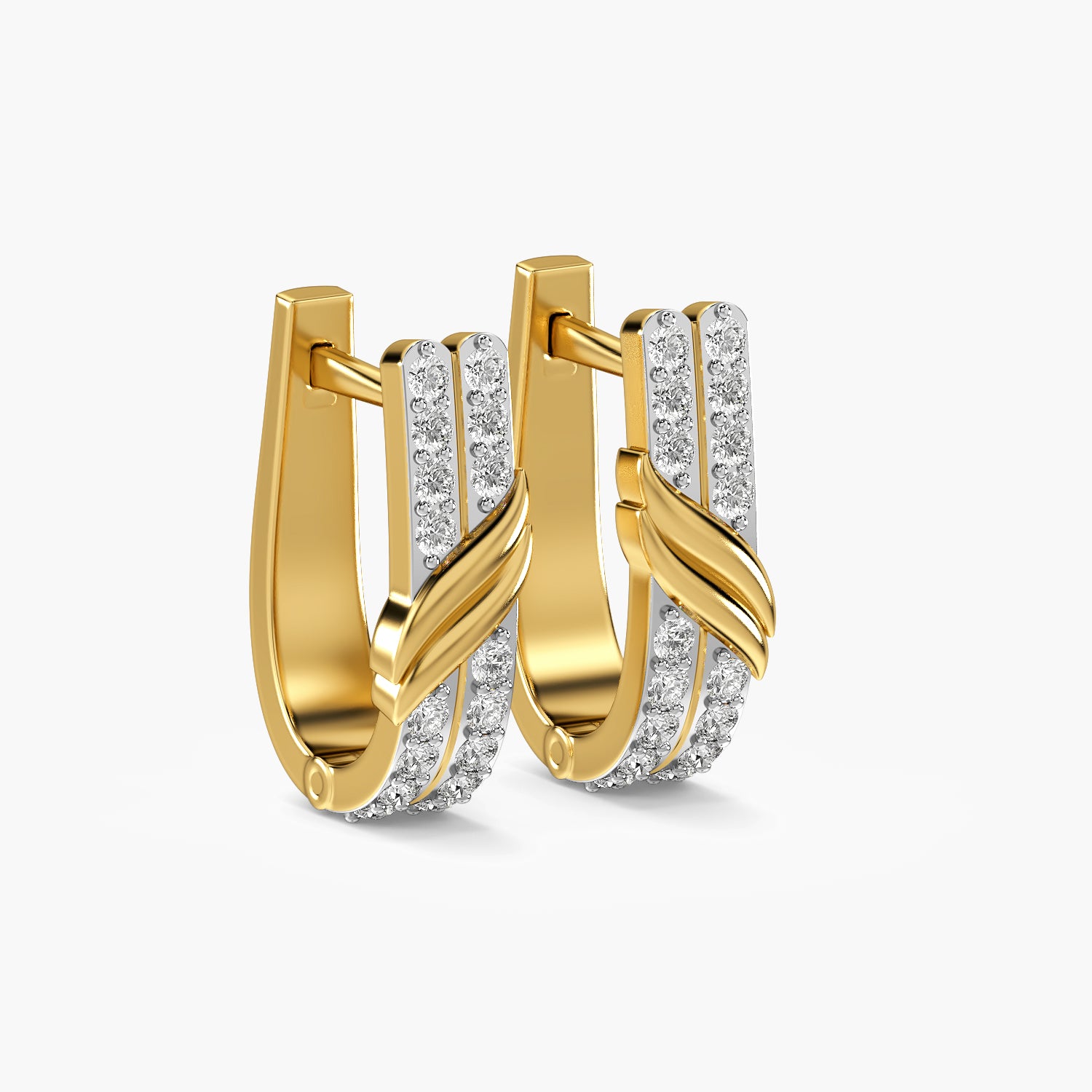 Twist Pavé Hoop