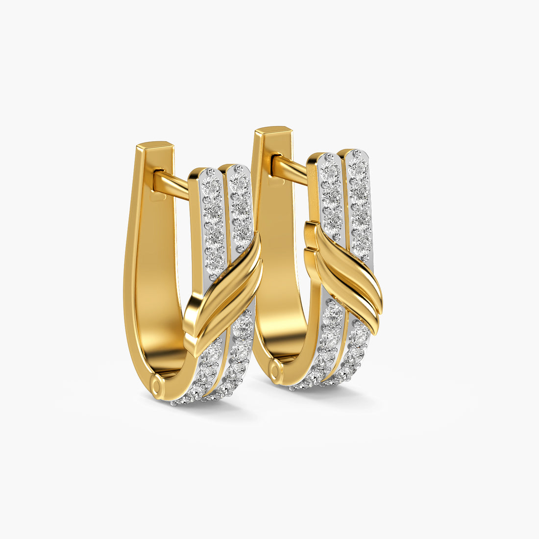 Twist Pavé Hoop