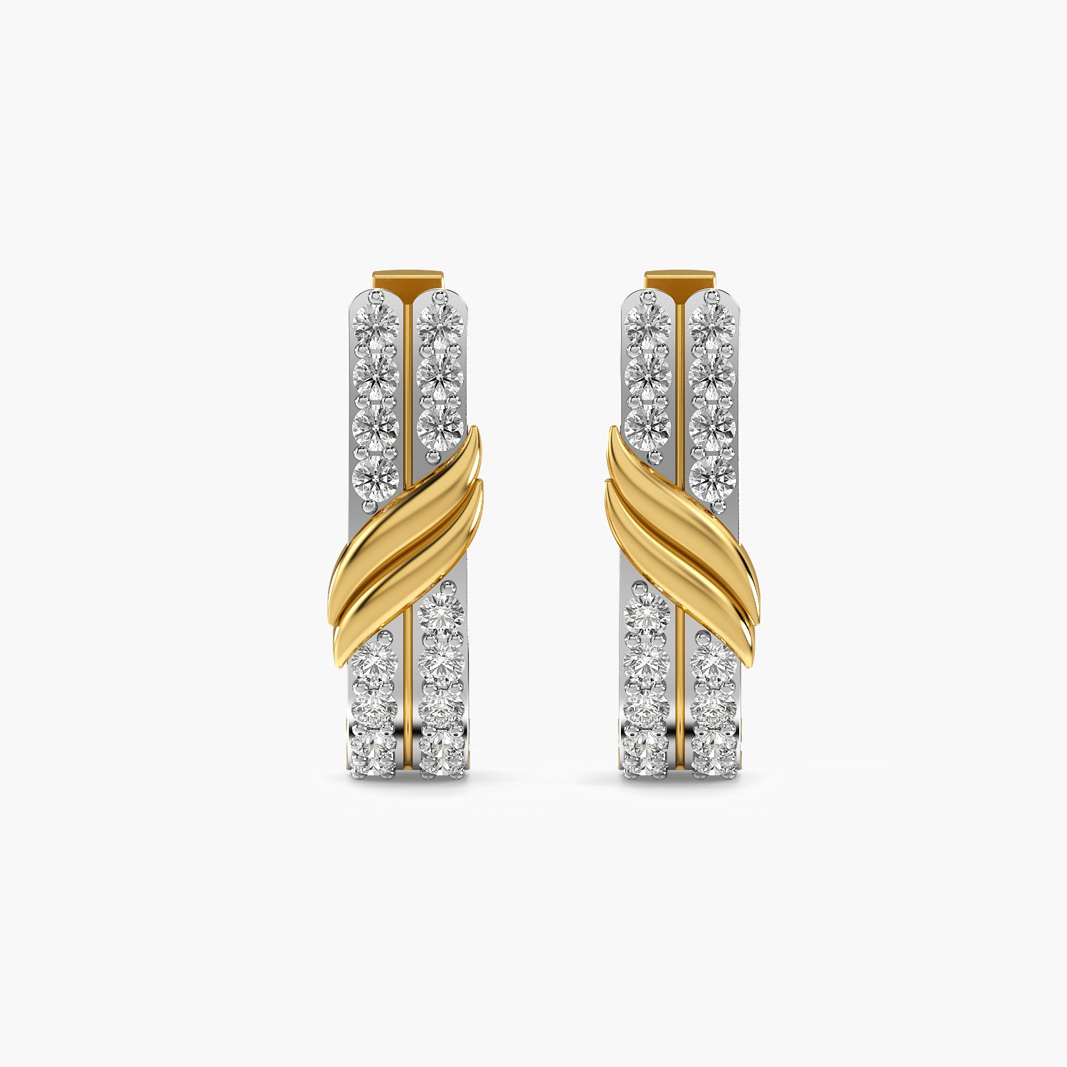 Twist Pavé Hoop
