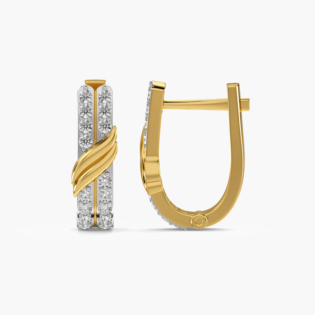 Twist Pavé Hoop
