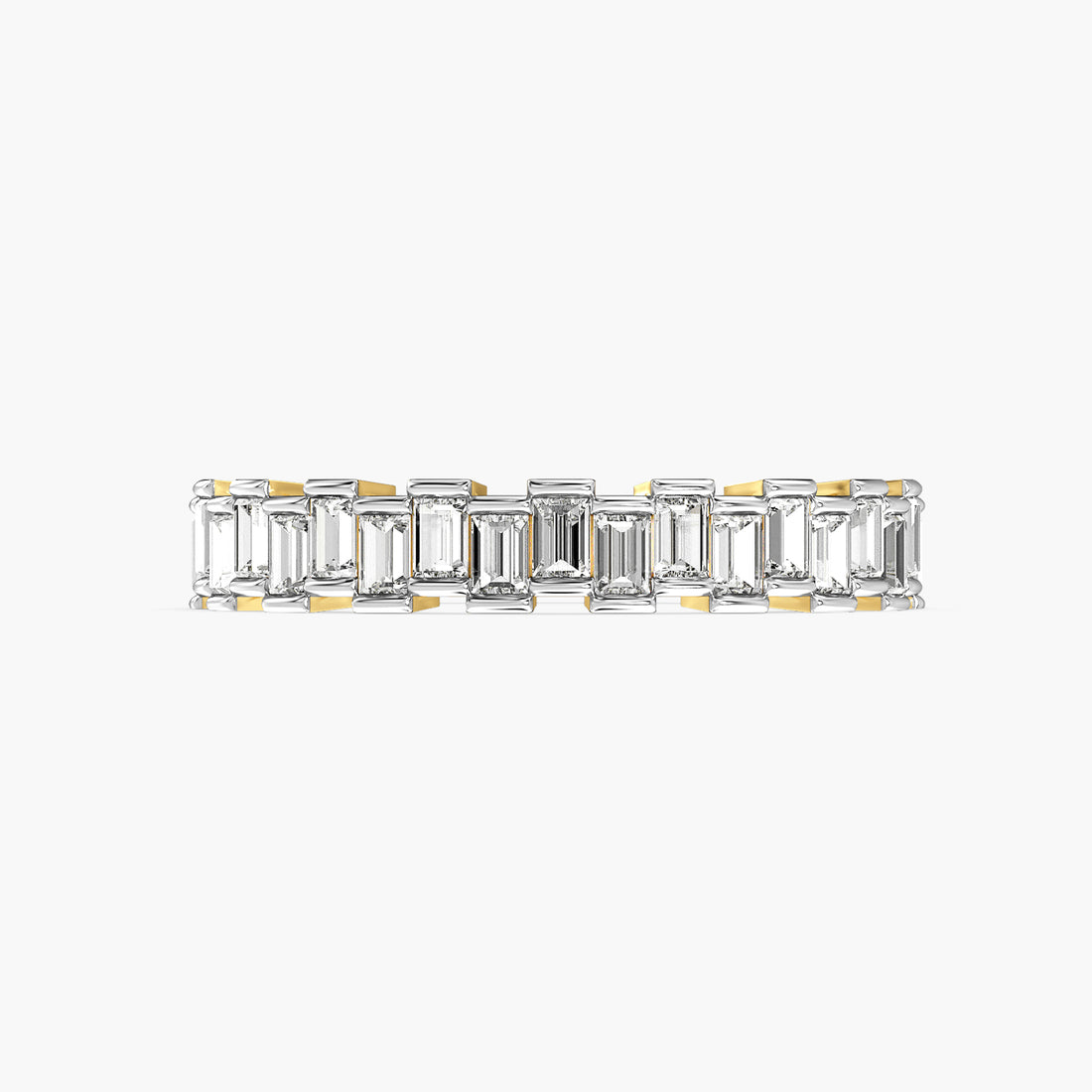 Baguette Half Eternity Ring