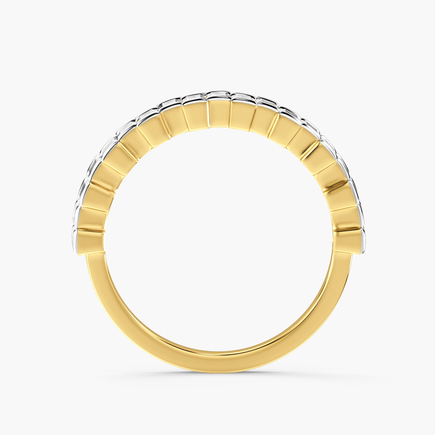 Baguette Half Eternity Ring