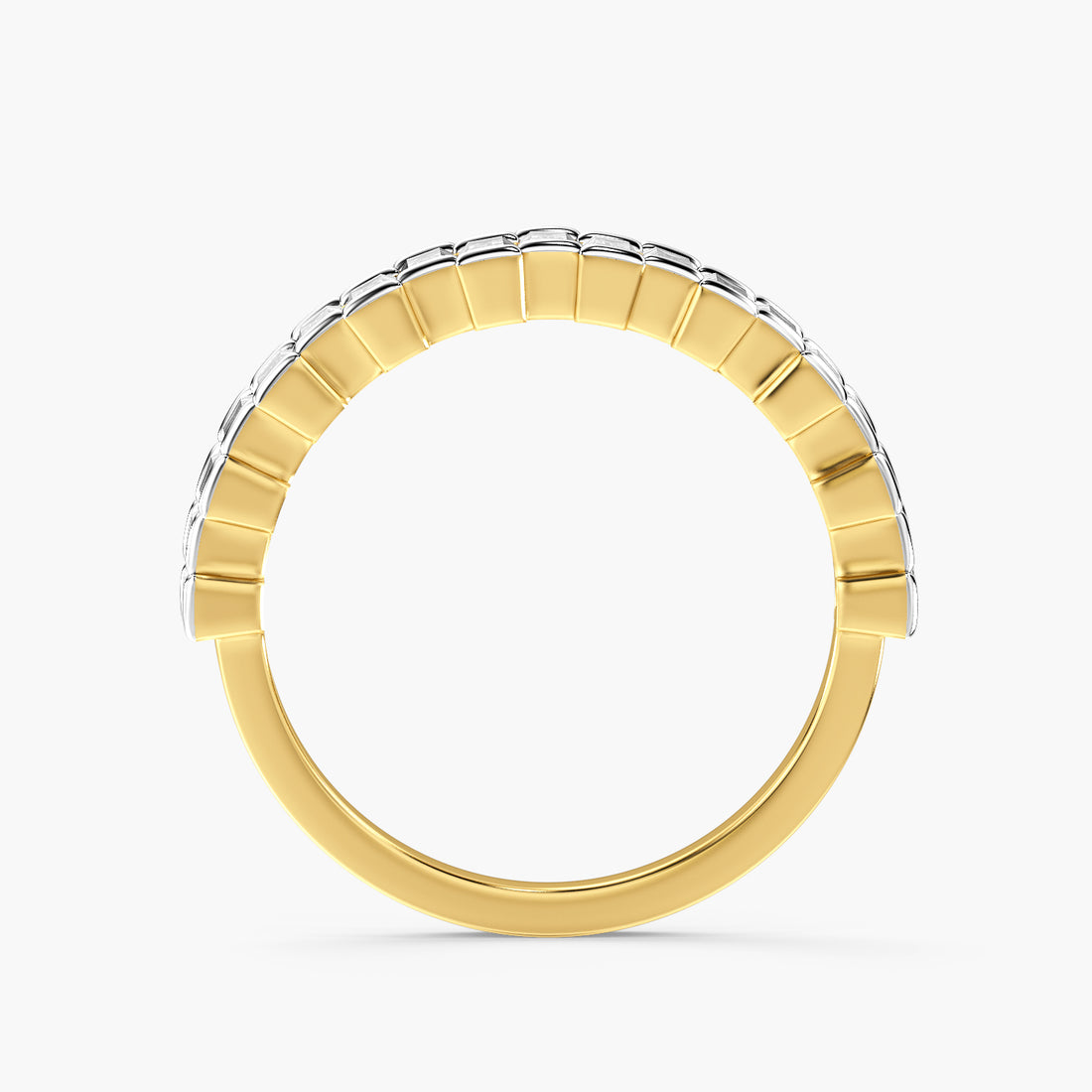 Baguette Half Eternity Ring
