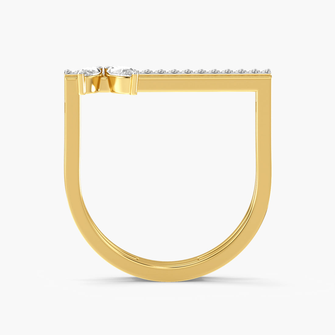 Marquise Accent Band Ring