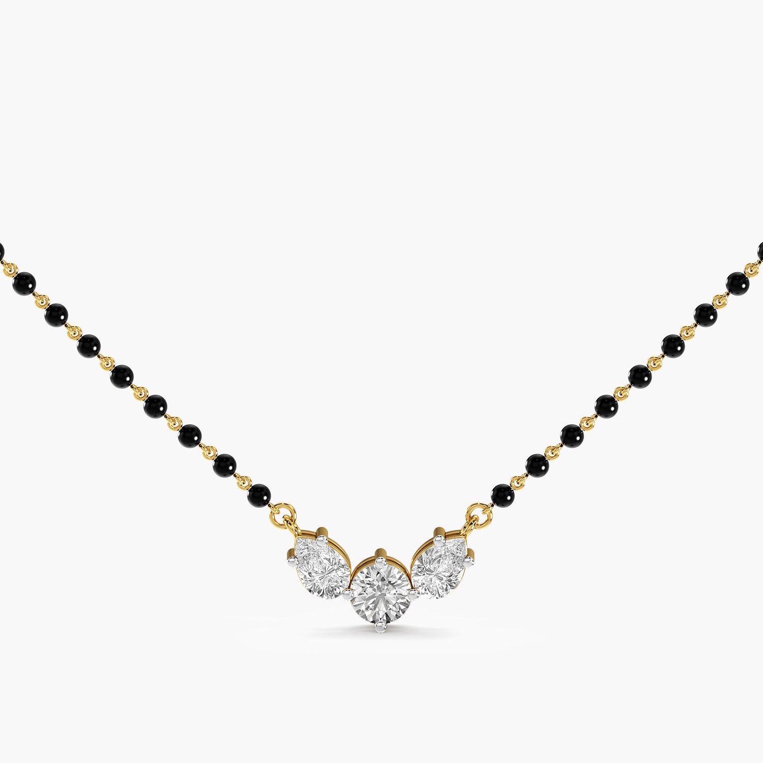 Trio Diamond Mangalsutra