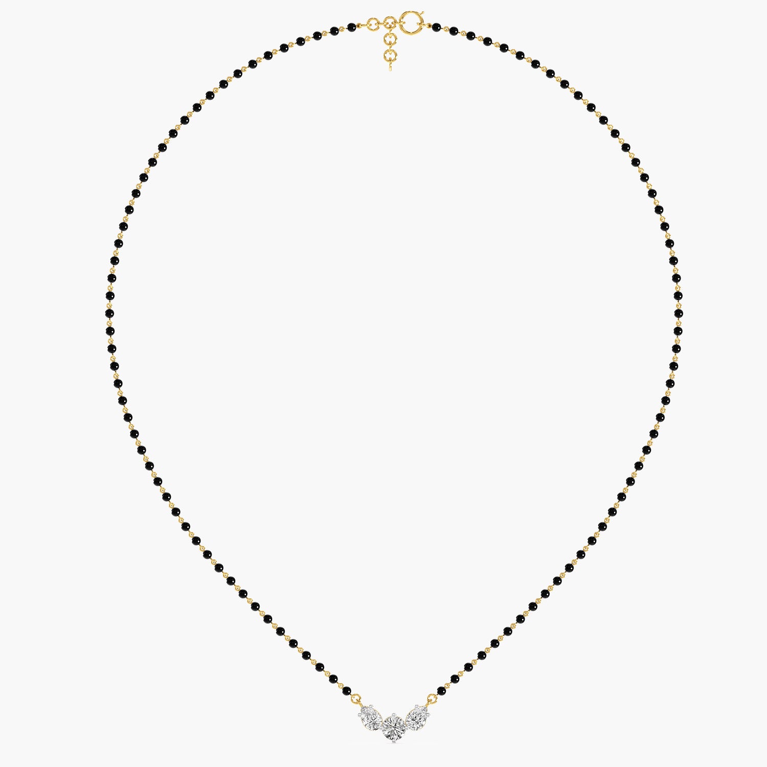 Trio Diamond Mangalsutra