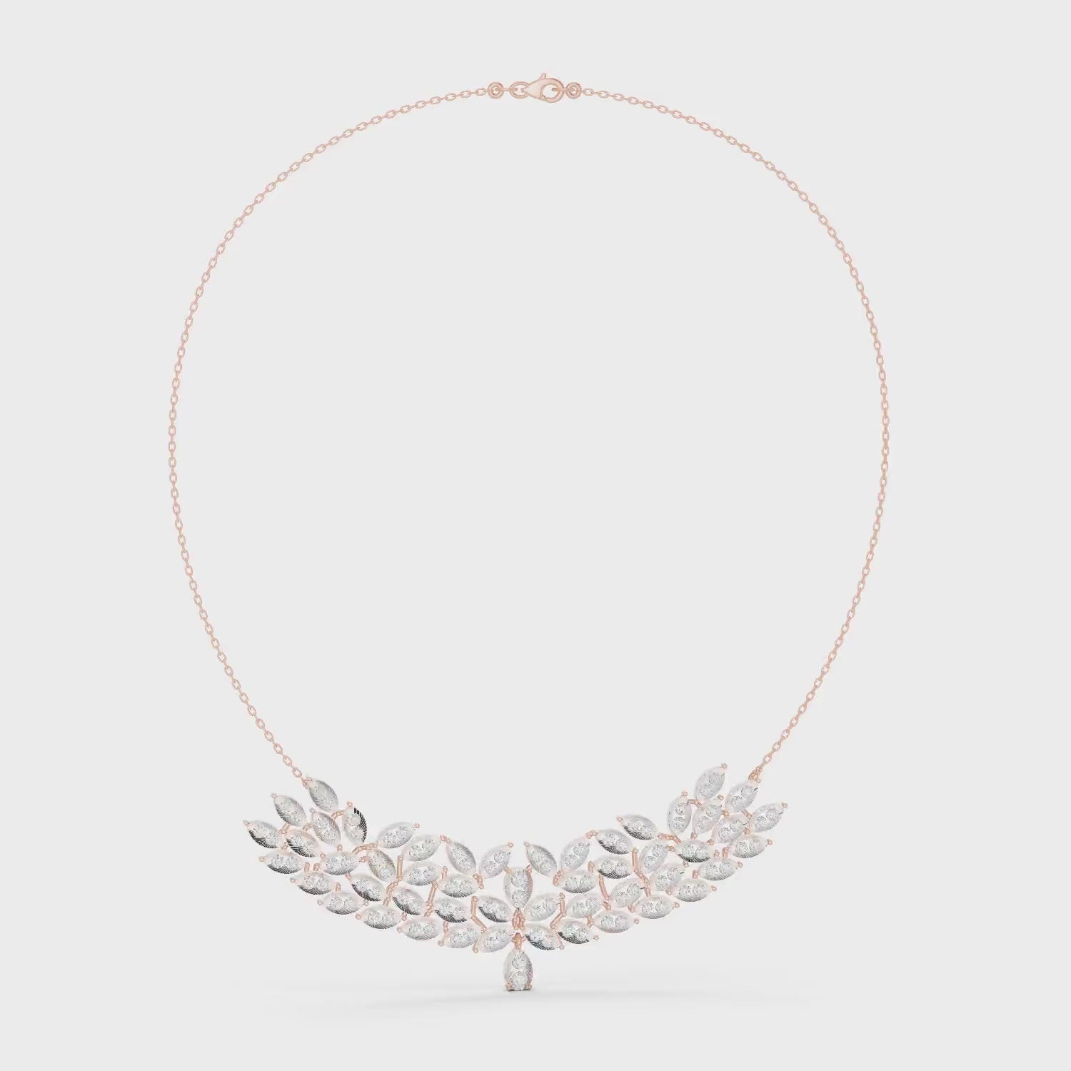 Laurel Crown Statement Necklace