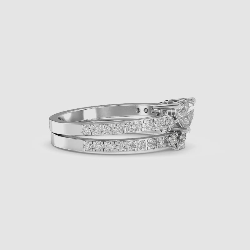 Heart Diamond Ring