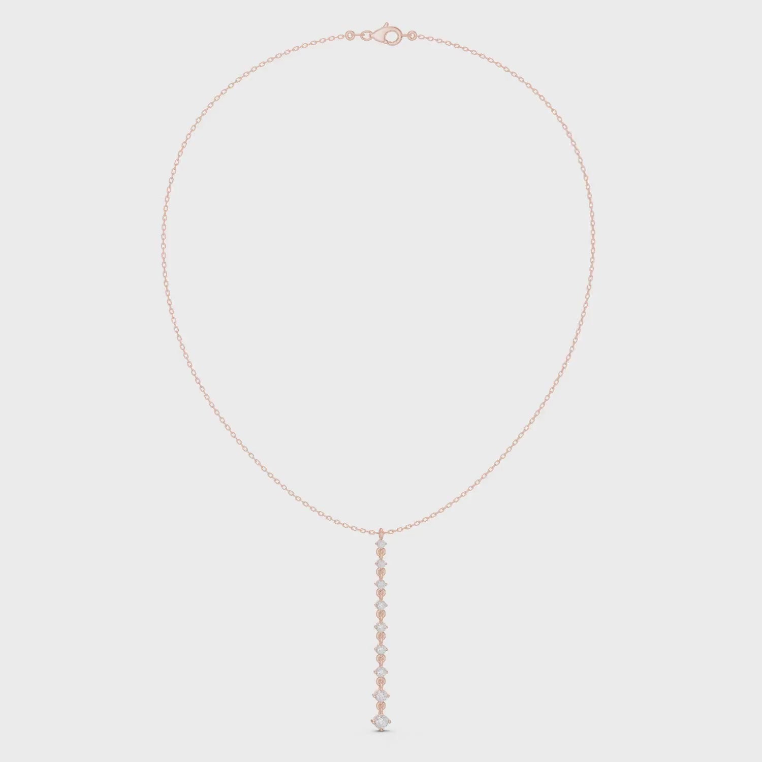 Graduated Drop Pendant Necklace