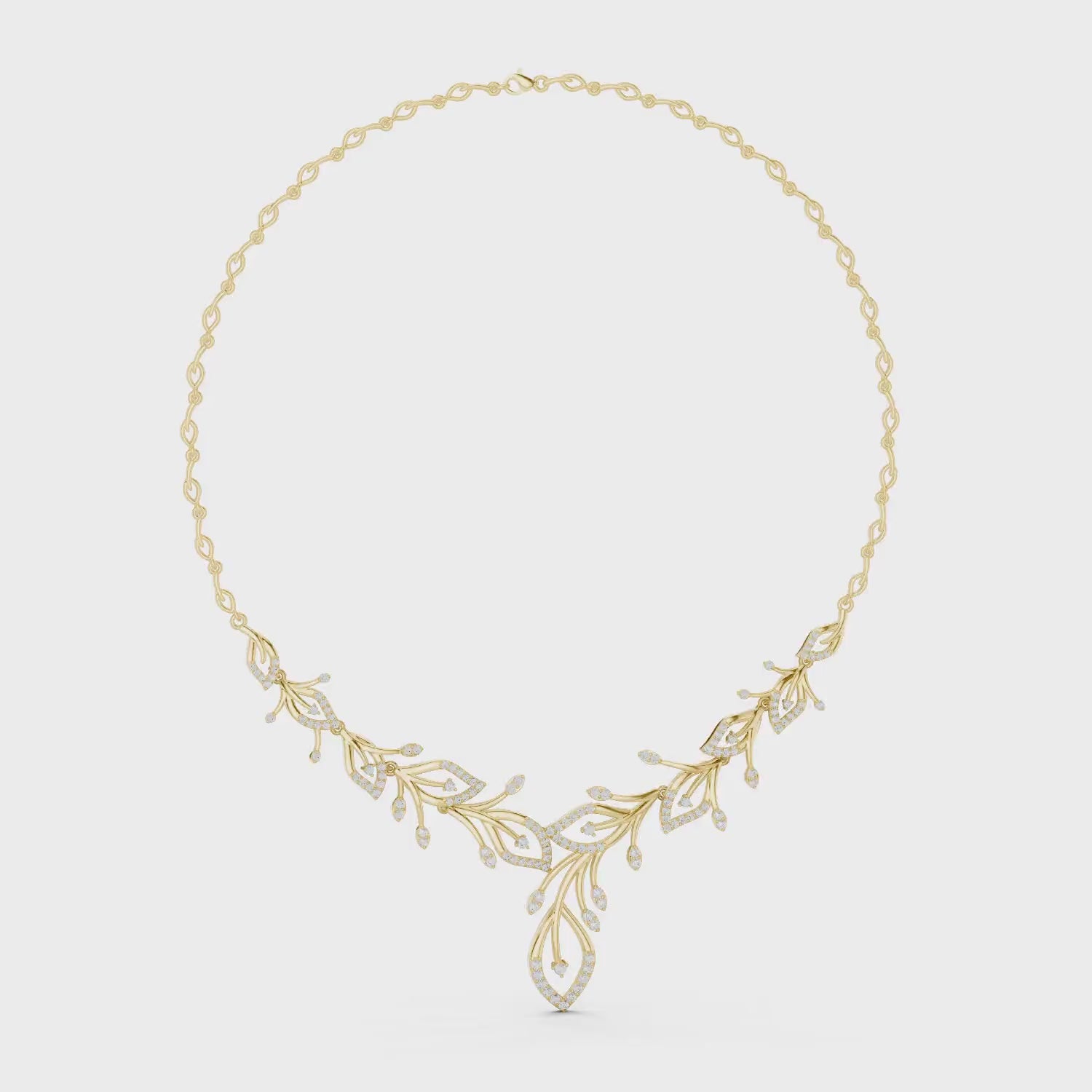 Verdant Vine Statement Necklace