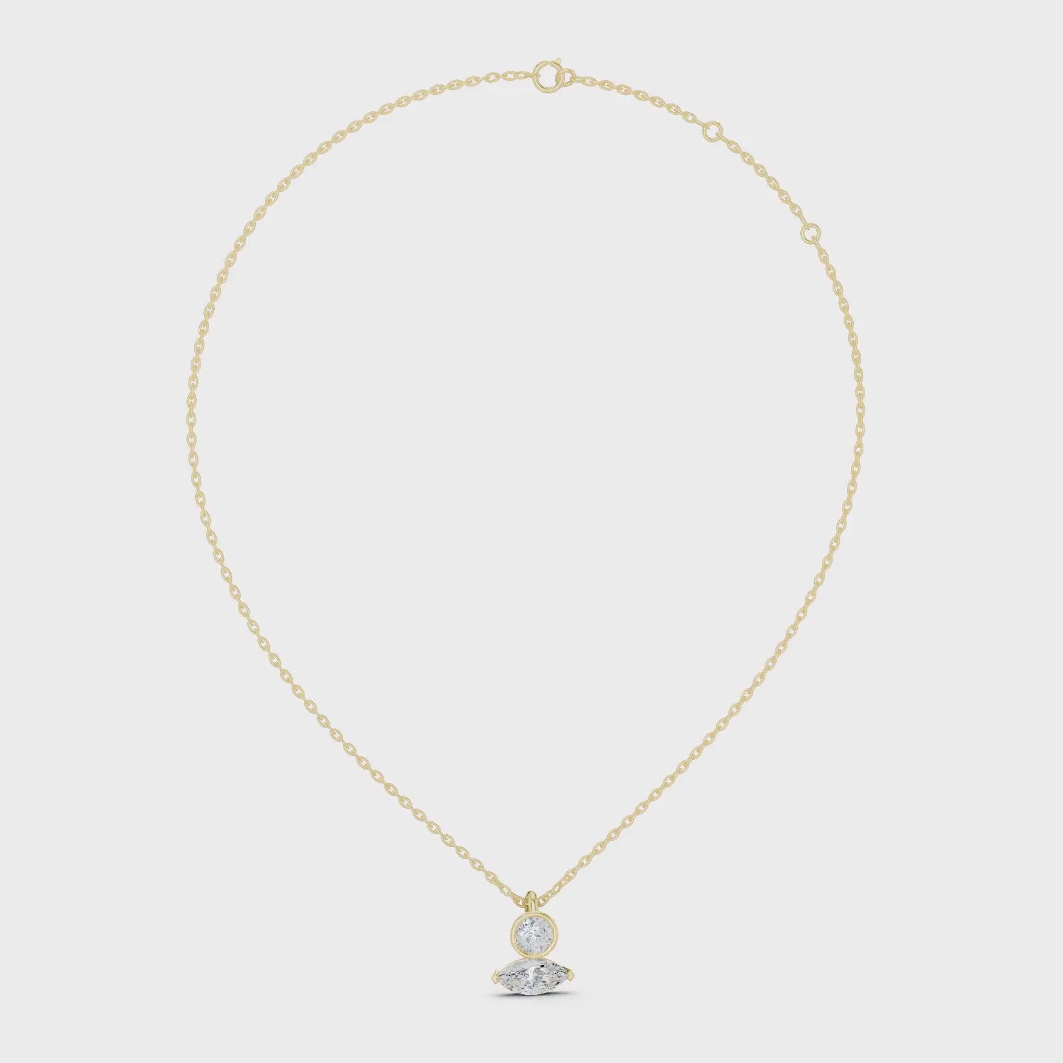 Petite Duo Charm Pendant