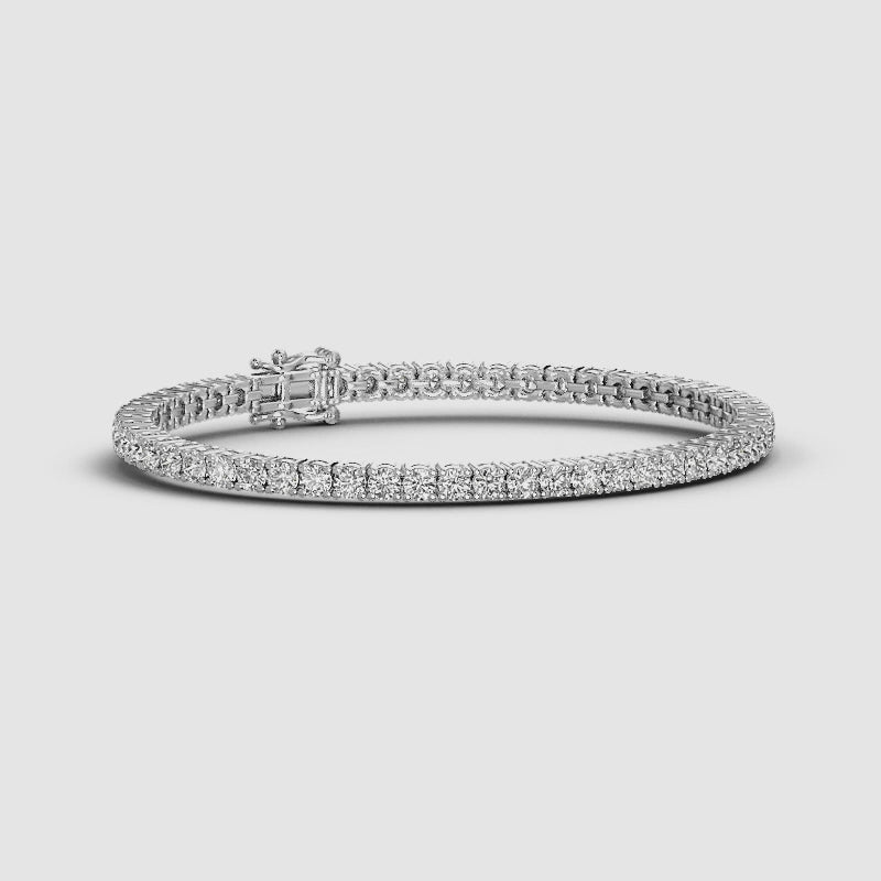Everyday wear timeless gold tennis bracelet adorned with sparkling lab grown diamonds,crafted for everyday wear. Perfect for wedding and anniversary gifts.