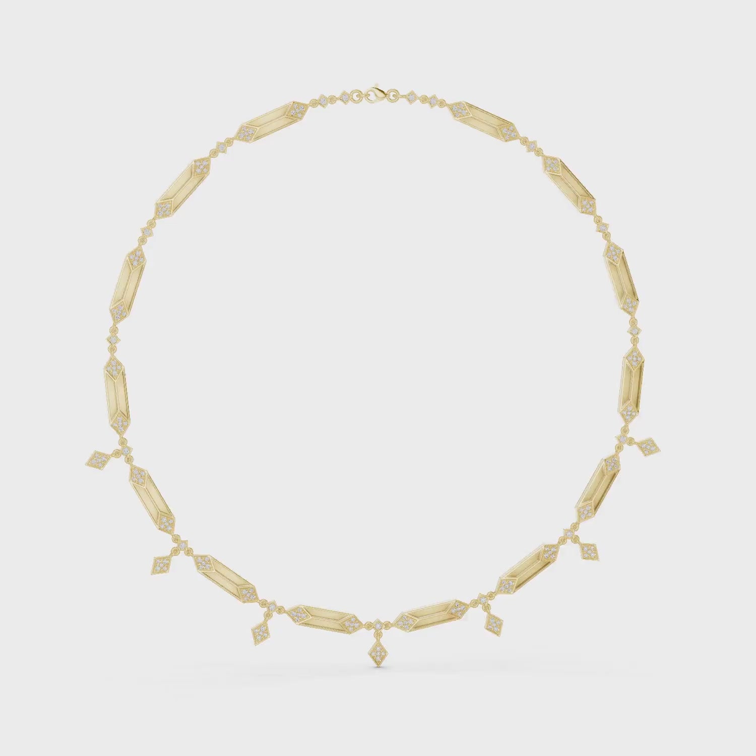 Lattice Drop Necklace