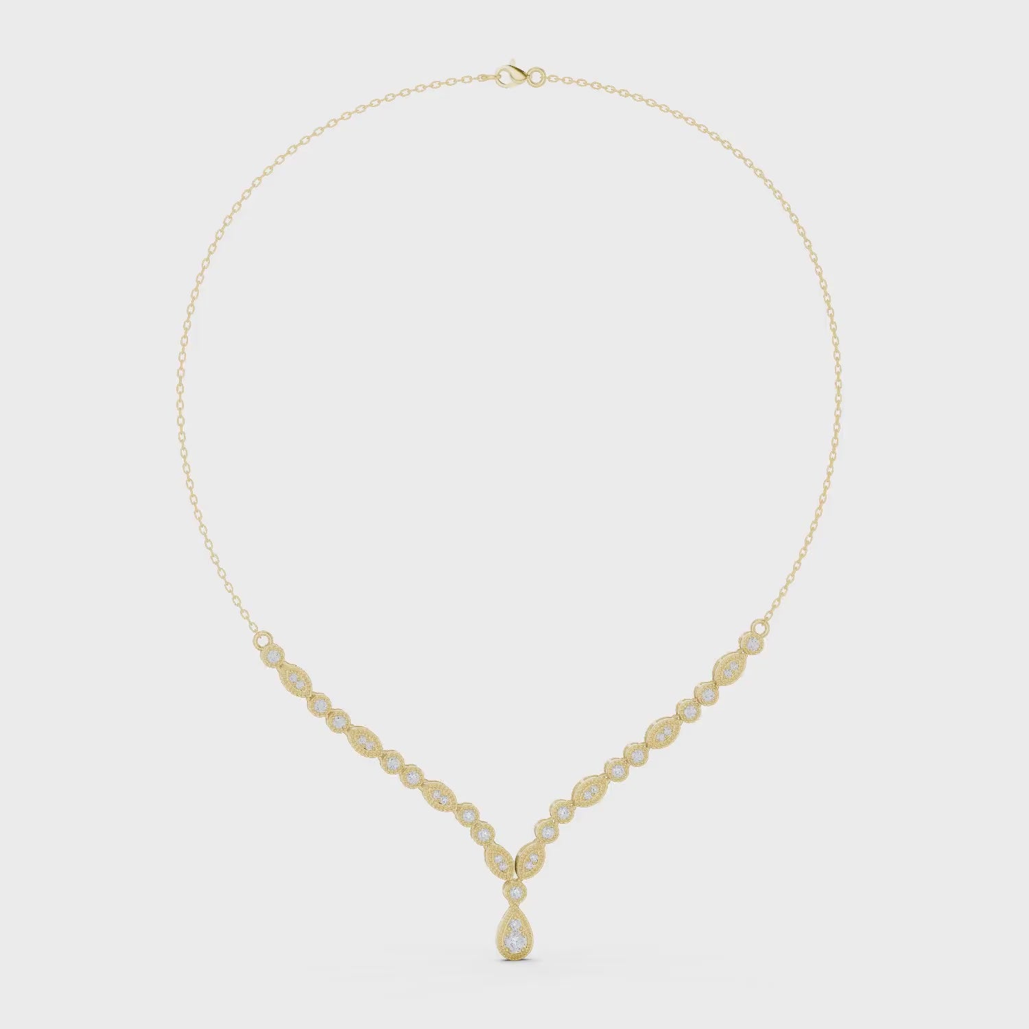 Sapphire Cascade Y-Necklace